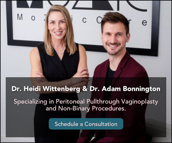 Dr. Heidi Wittenberg and Dr. Adam Bonnington - Specializing in Peritoneal Pullthrough Vaginoplasty and Non-Binary Procedures.